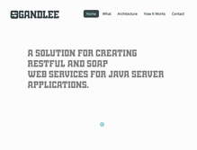 Tablet Screenshot of gandlee.com